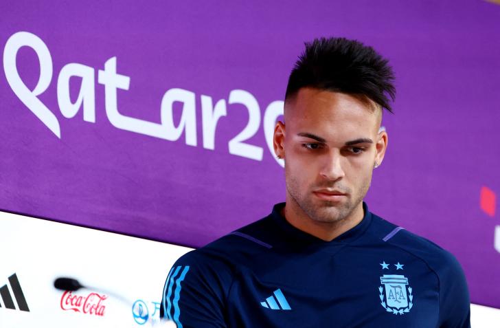 Lautaro Martínez confía en ganarle a México y revivir las ilusiones de la Selección en el Mundial (REUTERS/Gareth Bumstead)