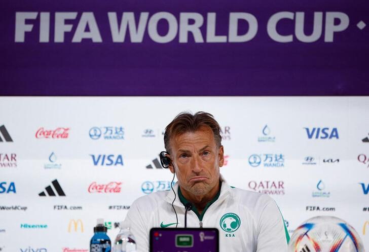 Técnico de Arabia Saudita habló sobre duelo con México tras sorprender a Argentina en Qatar 2022. REUTERS/Albert Gea