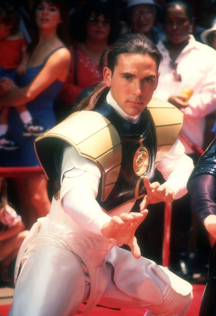 Hollywood, California, USA 22nd June 1995 Actor Jason David Frank attends The Mighty Morphin Power Rangers Hand and Footprint Ceremony on June 22, 1995 at Mann's Chinese Theatre in Hollywood, California, USA. Photo by Barry King/Alamy Stock Photo