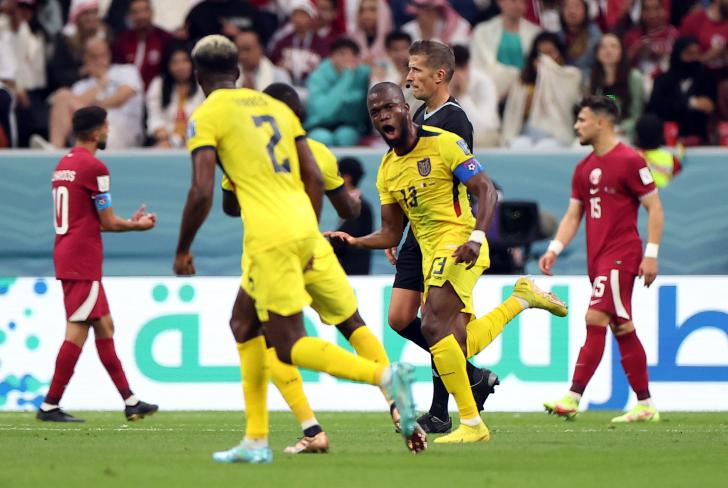 Con doblete de Enner Valencia, Ecuador derrotó a Qatar en el arranque del Mundial 2022. (Foto: Reuters).