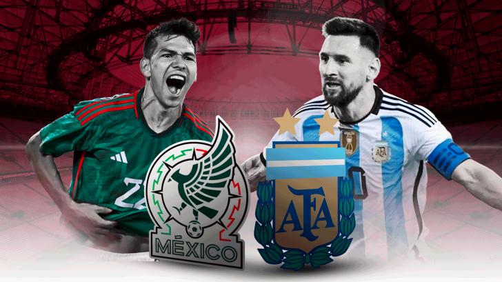 México vs Argentina en Qatar 2022 (Foto: Infobae