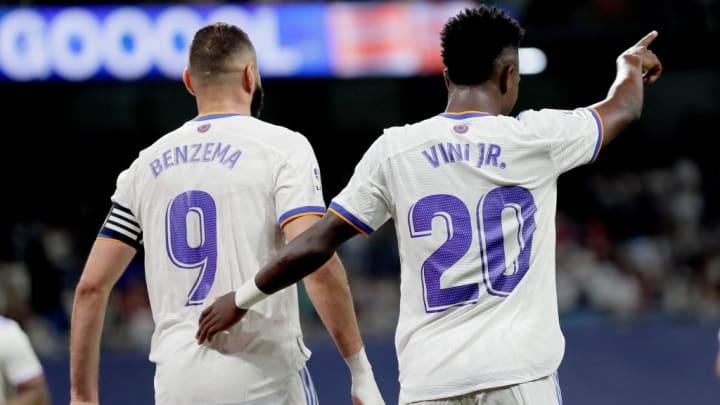 Karim Benzema y Vinicius Junior, la dupla letal del Real Madrid