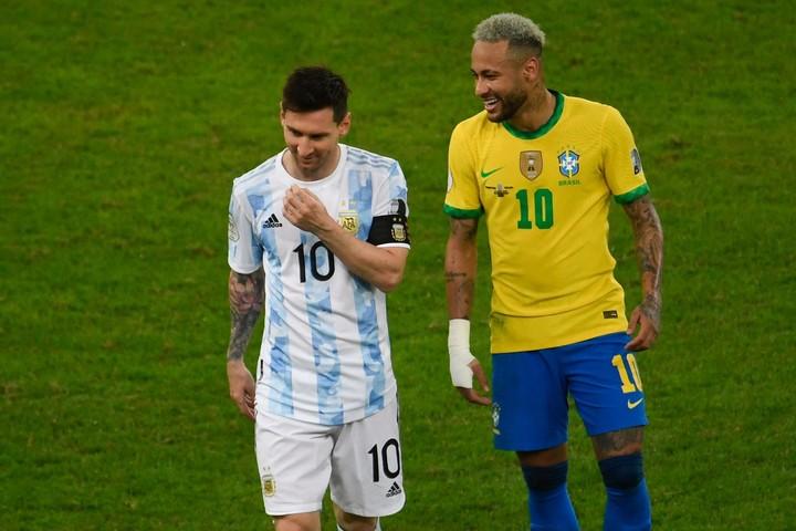 Argentina y Brasil disputaron la final en la edición 2021. (AFP)